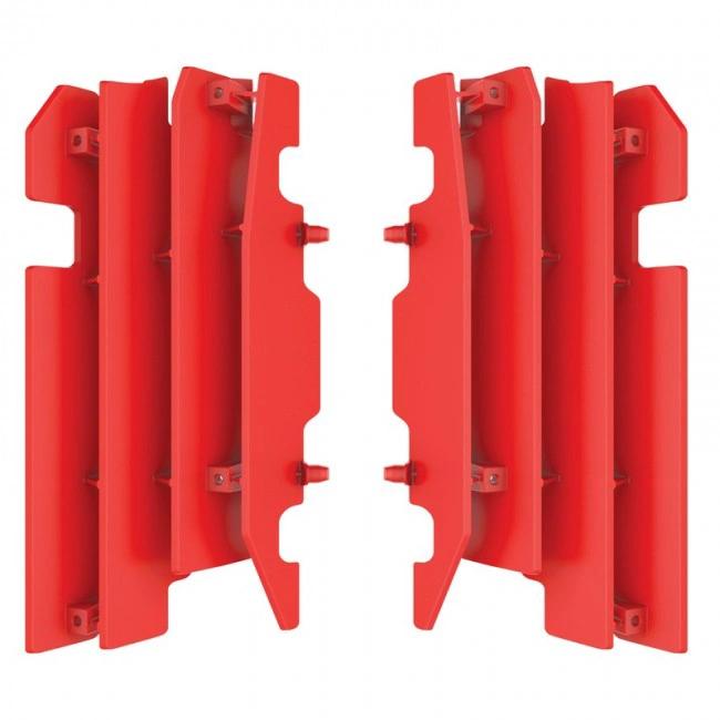Polisport aletas de radiador de plástico rojo para Honda CR 125R/250R 00-04 y CRF 450R 03-04 - MxProStoreParts