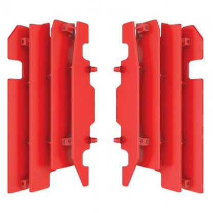 Polisport aletas de radiador de plástico rojo para Honda CR 125R/250R 00-04 y CRF 450R 03-04 - MxProStoreParts