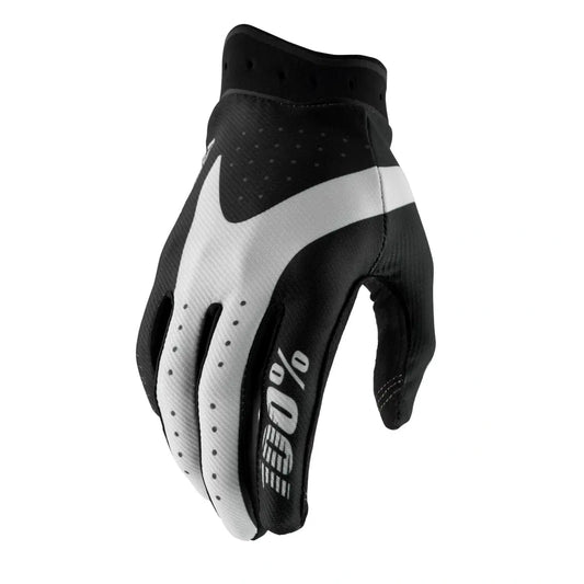100% iTRACK Cross Gloves – Black