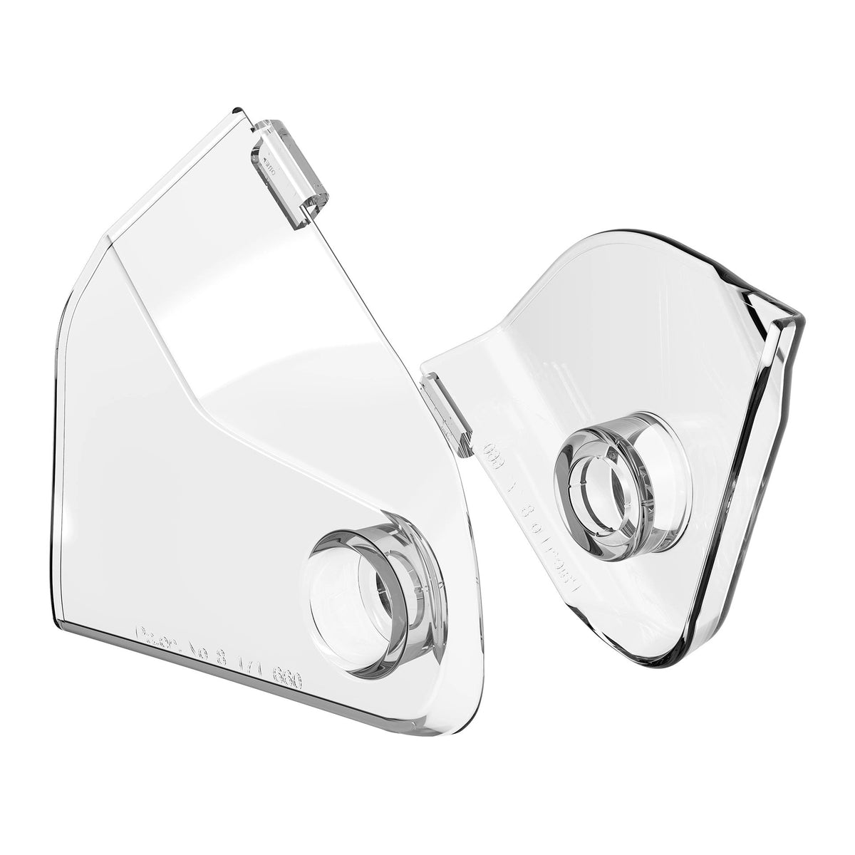 Polisport Transparent Number Plate Protector Stickers for KTM SX 125/150/250/300 2023- & SX-F 250/350/450 2023- & EXC/EXC-F 250/300/350/450/500 2024- - MxProStoreParts