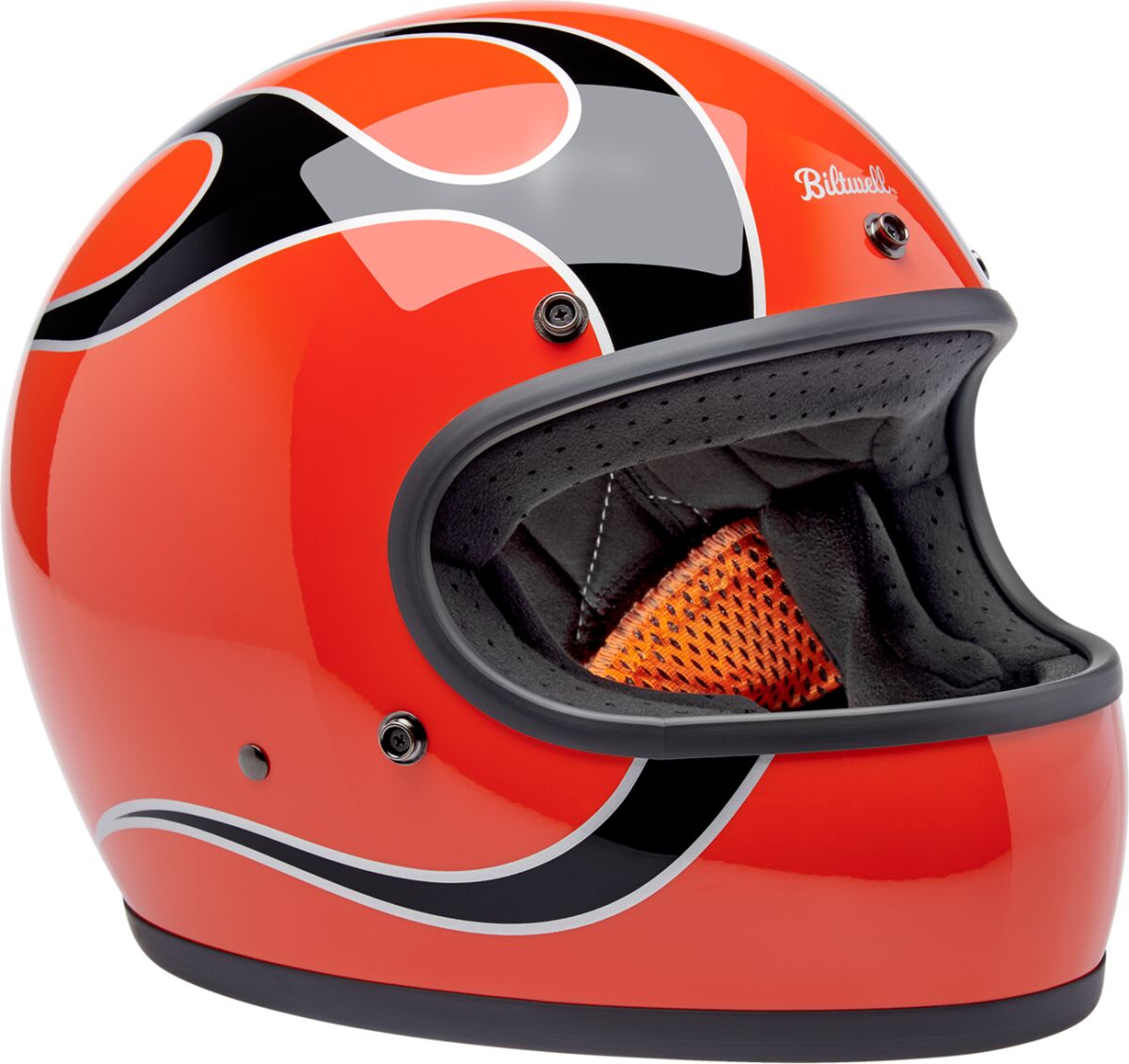 BILTWELL Gringo integraalhelm Competition Orange — maat M - MxProStoreParts