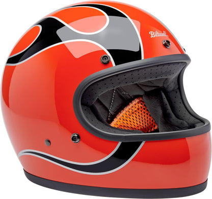 BILTWELL Gringo integraalhelm Competition Orange — maat M - MxProStoreParts