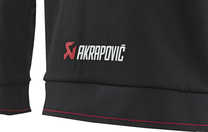 AKRAPOVIC Corpo damesvest met capuchon zwart maat S - MxProStoreParts
