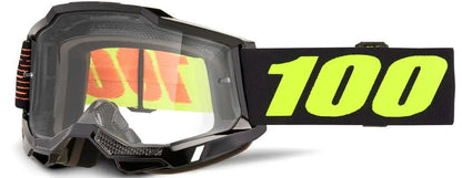 100% Accuri 2 Fairbanks Motocross Goggles – Clear Lens - MxProStoreParts