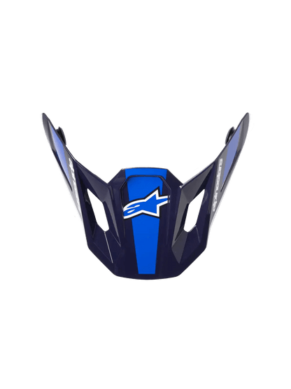 Alpinestars S-M7 Rise helmet visor – Blue White Glossy - MxProStoreParts