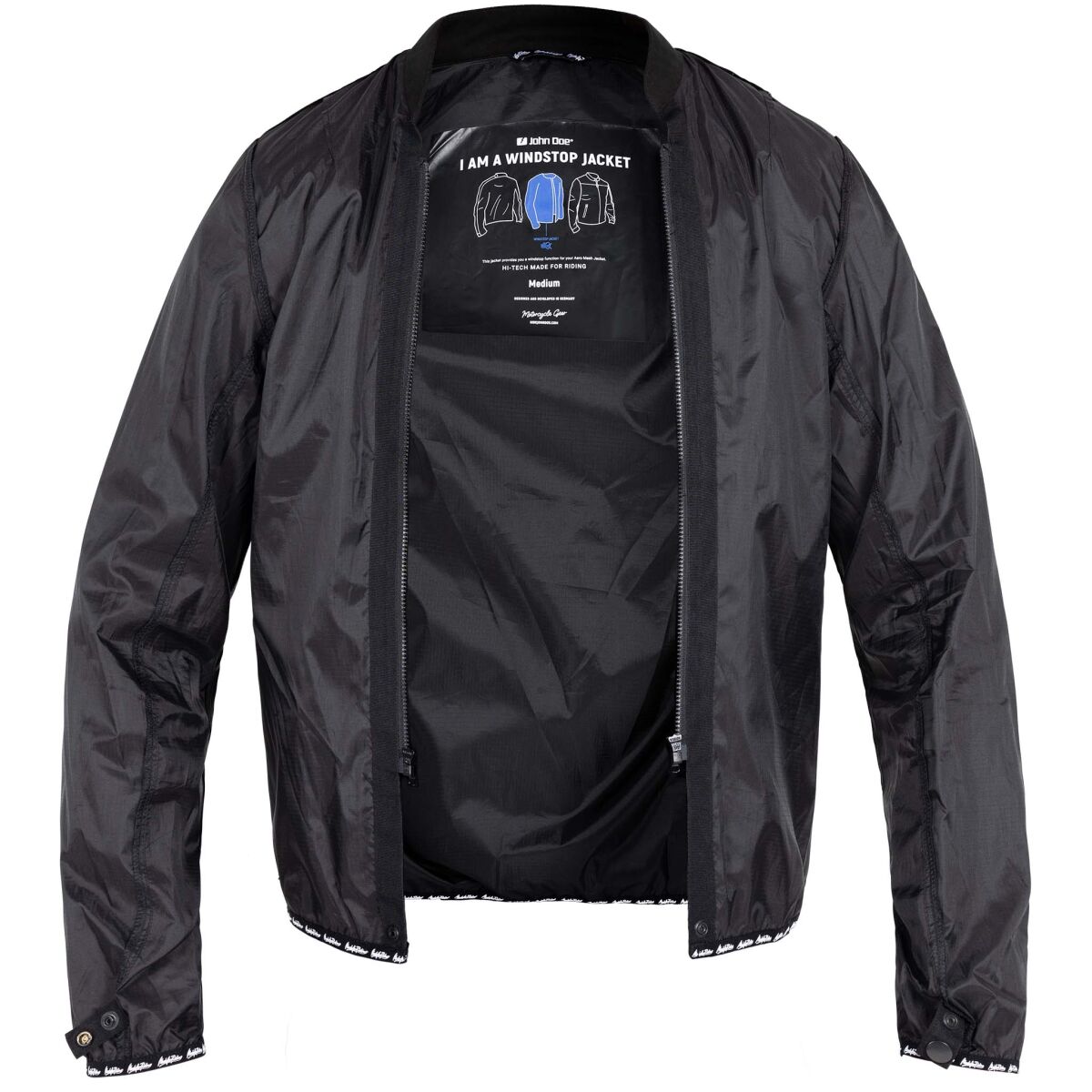 JOHN DOE Aero Mesh binnenjas zwart maat L - MxProStoreParts