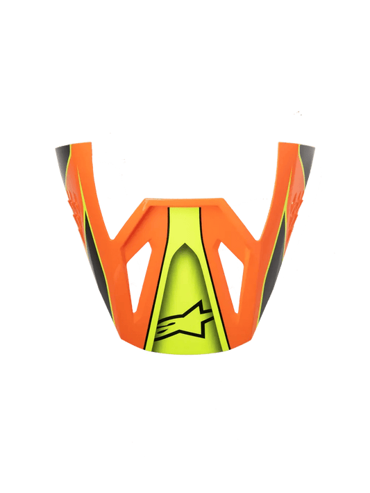 Alpinestars S-M3 Fray visor de casco – Negro Naranja Amarillo flúor brillante