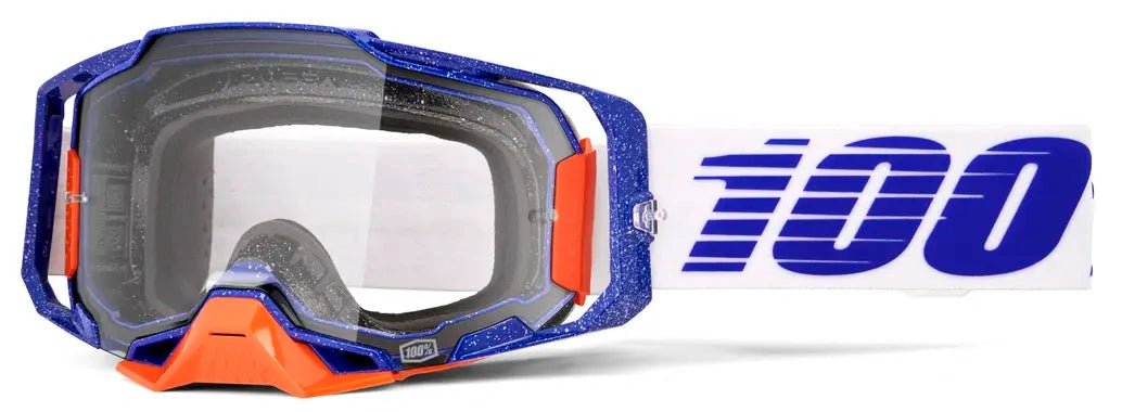 100% Armega Lavingaad Gafas de protección – Lente transparante - MxProStoreParts