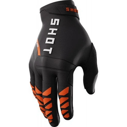 Shot Cross Core Orange/Black Gloves Size S - MxProStoreParts