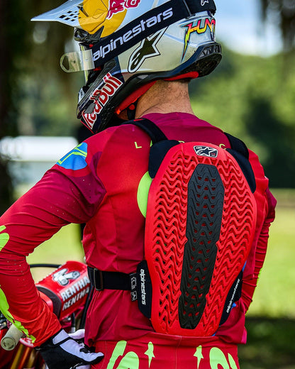Alpinestars Protector de pecho A-5 Plasma Negro Rojo Blanco - MxProStoreParts