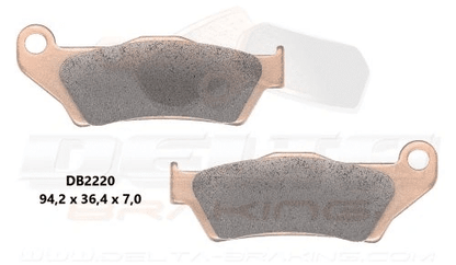 Delta Braking Sinterizado Para pastillas de freno DB2220 tipo N - MxProStoreParts
