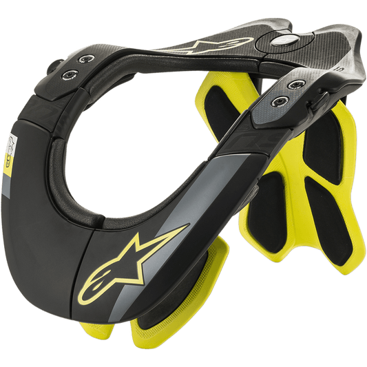 Alpinestars BNS Tech 2 Neck Support Black Fluorescent Yellow