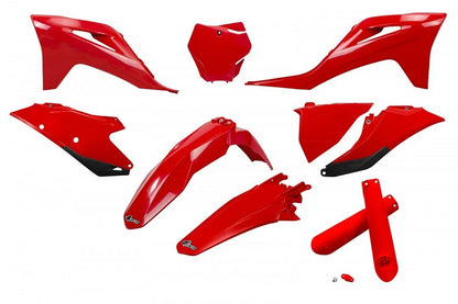 Kit de plásticos UFO Rojo para Gas Gas MC 125 2021-2023 & MC 250F/450F 2021-2023 & MC 250 2022-2023 & MC 350F 2022-2023 (kit completo) - MxProStoreParts