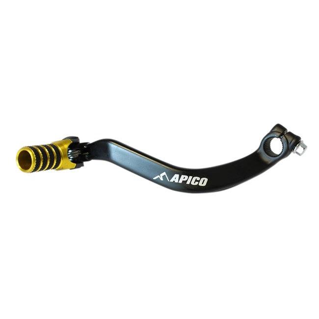 Apico Elite levier de vitesse noir / jaune pour Suzuki RM 250 01-08 - MxProStoreParts