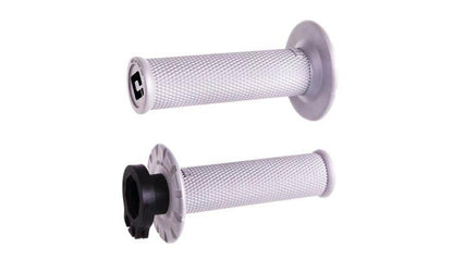 Poignées Odi Lock-On pour 2 et 4 temps NO Waffle Soft Blanc - MxProStoreParts