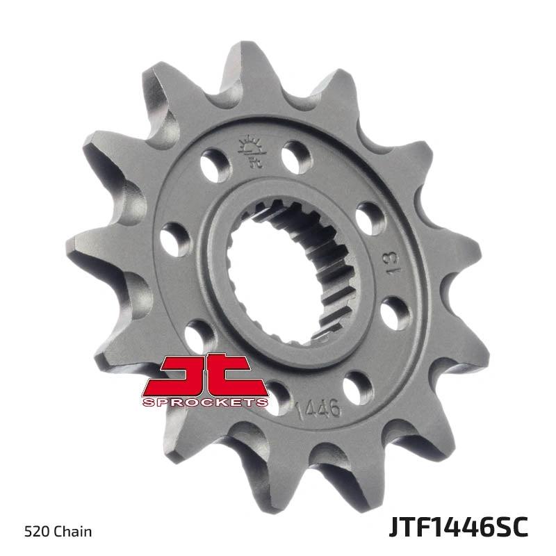 JT piñón delantero de 13 dientes con ranura de barro para Kawasaki KX 250F 06- - MxProStoreParts