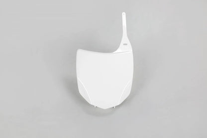 UFO plaque de numéro avant blanche pour Kawasaki KX 250F/450F 2009-2012 - MxProStoreParts