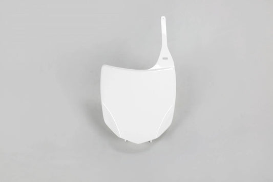 UFO plaque de numéro avant blanche pour Kawasaki KX 250F/450F 2009-2012