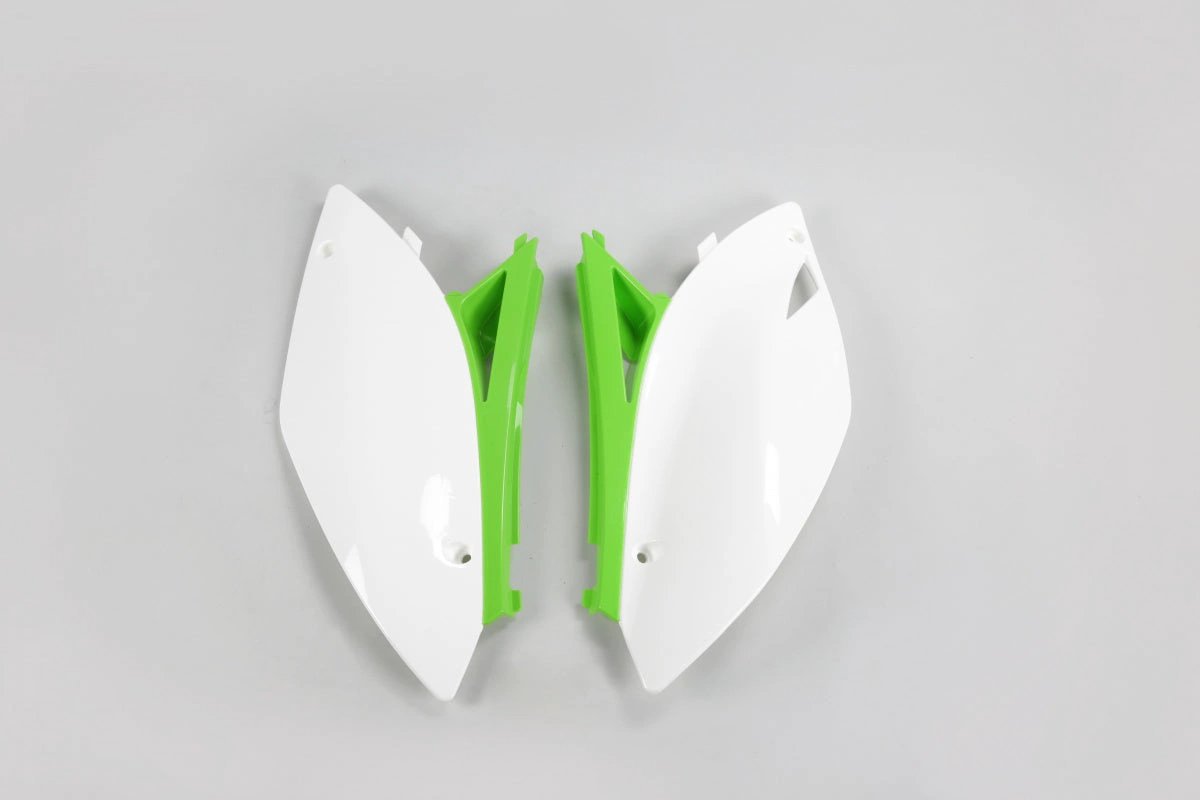 Plaques numériques latérales UFO, couleur OEM, pour Kawasaki KX 250F 2009-2012 et KX 450F 2009-2011 - MxProStoreParts