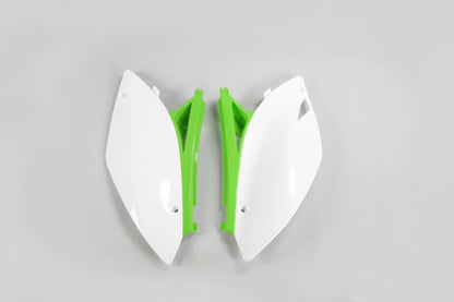 Plaques numériques latérales UFO, couleur OEM, pour Kawasaki KX 250F 2009-2012 et KX 450F 2009-2011 - MxProStoreParts