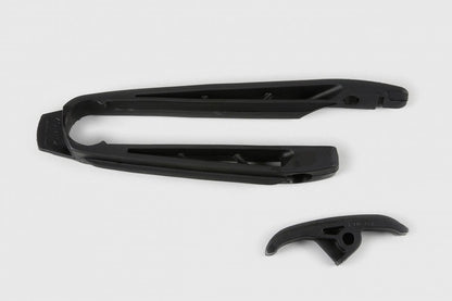Guide de bras oscillant UFO noir pour KTM SX/SX-F 125/144/150/250/450/505 07-10 et EXC/EXC-F 125/200/250/400/450/530 08-11 - MxProStoreParts