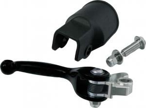 Racetech Palanca de freno plegable con cubierta de polvo negra para Yamaha YZ 125/250 08- y YZ 250F 07- y YZ 450F 08- - MxProStoreParts