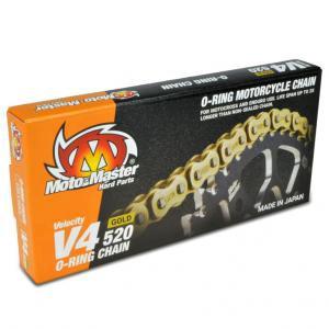 Moto Master V4 chaîne O-ring or 520 x 120 Côté gauche