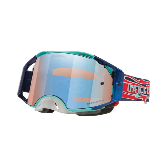Oakley Airbrake MX TLD Bleu Prizm Sapphire Lunettes de Cross Universelles