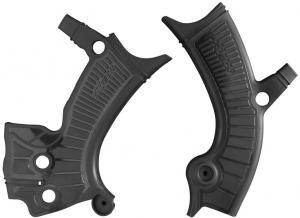 Protectores de cuadro Racetech negros para Yamaha YZ 250F 2019-2023, YZ 450F 2018-2022 y Fantic XXF 250/450 2021-2022 - MxProStoreParts