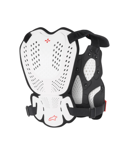 Alpinestars A-1 Roost Guard Ultraligero Blanco Negro Rojo - MxProStoreParts