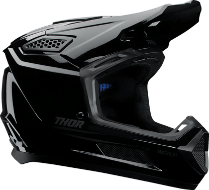 Casque cross THOR Fleet Blackout – Noir brillant - MxProStoreParts