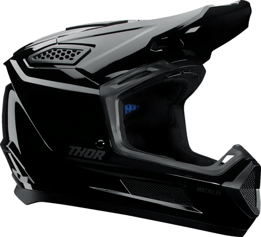 Casque cross THOR Fleet Blackout – Noir brillant