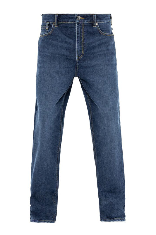 JOHN DOE Chester Mono motorjeans voor heren, blauw/indigo, maat 31/32