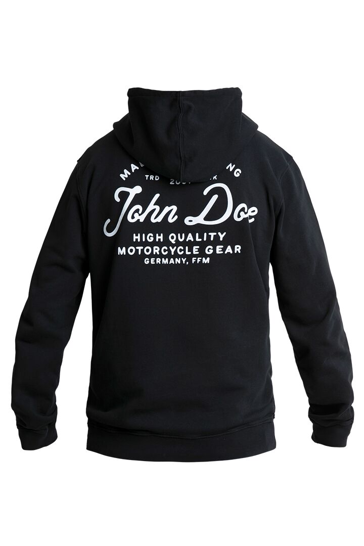 JOHN DOE JD Lettering capuchontrui voor heren – zwart, maat S - MxProStoreParts