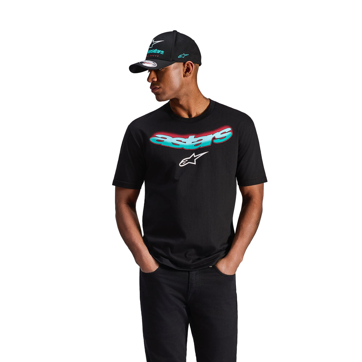 Alpinestars T-Shirt Ellipsoid SS CSF Black - MxProStoreParts