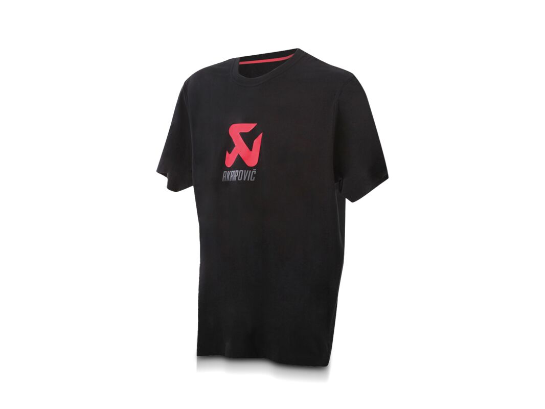 AKRAPOVIC heren-T-shirt zwart/rood maat S - MxProStoreParts