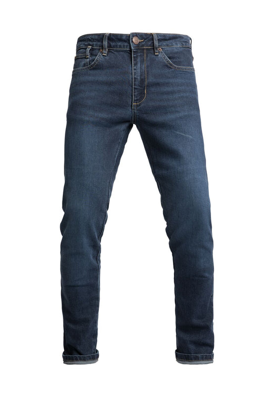 JOHN DOE Pioneer Mono herenmotorbroek indigo – maat 38/34