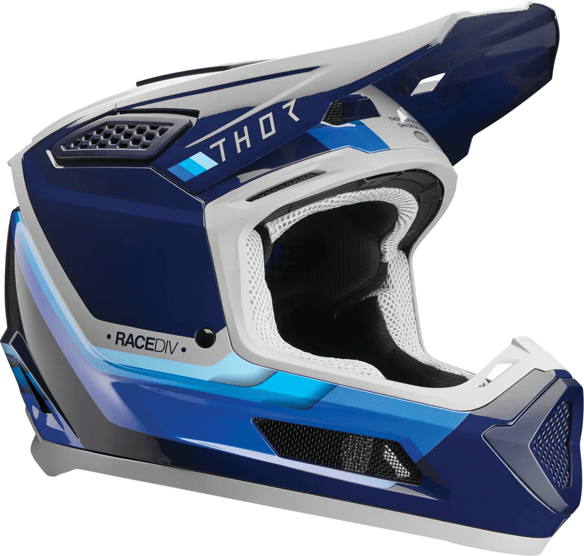 THOR Fleet Defy casque cross – Bleu/Gris - MxProStoreParts