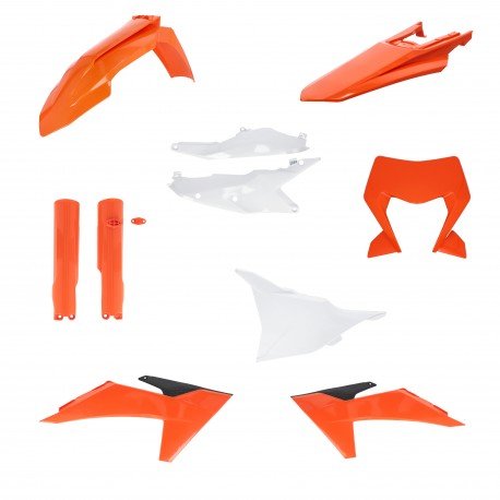 Acerbis KTM EXC-F 450 Full Plastics Kit 2024-2026 Orange/Black/White