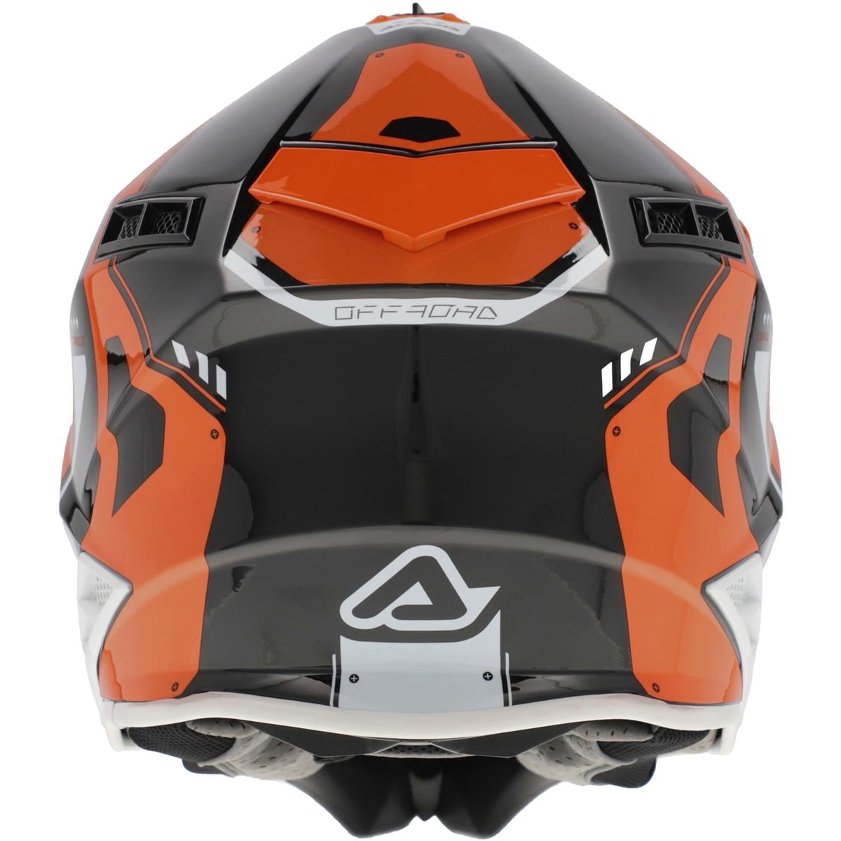 Acerbis X-Track 22-06 Casco de motocross con cierre de aro doble, naranja/negro - MxProStoreParts