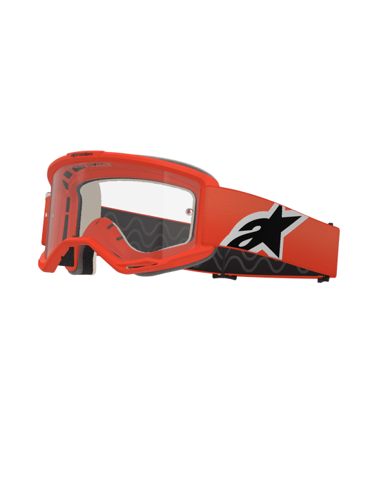 Alpinestars Vision 5 Corp Gafas Cross – Naranja, lente transparente