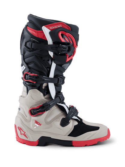Alpinestars Tech 7 Enduro Botas 2026 – Negro gris claro rojo brillante - MxProStoreParts