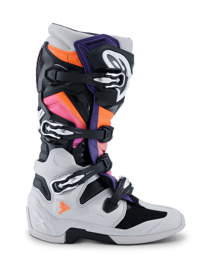 Alpinestars Tech 7 Botas – Negro gris claro naranja fluo magenta - MxProStoreParts
