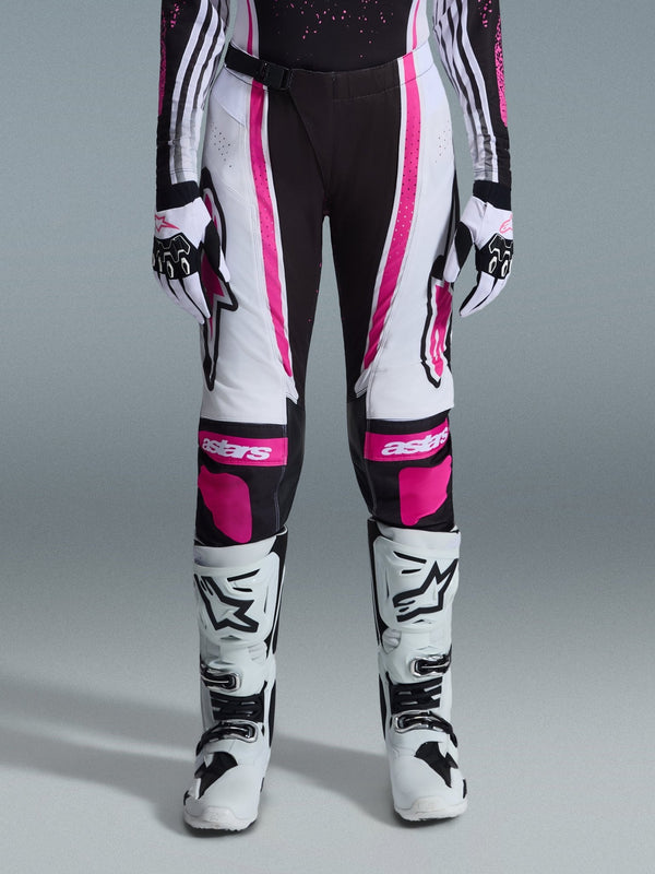 Alpinestars Stella Techstar Nomur Broek 2026 – Zwart wit fuchsia - MxProStoreParts