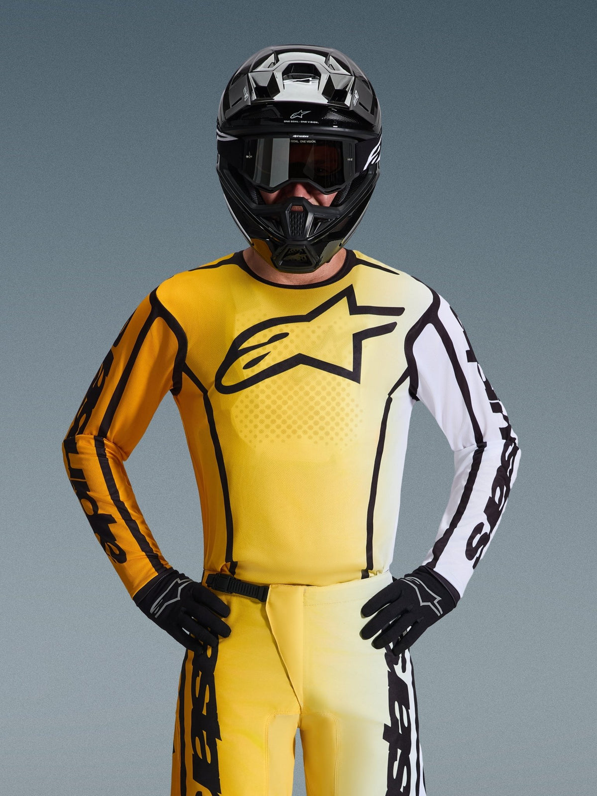 Alpinestars Fluid Apex Jersey 2026 – Geel zwart - MxProStoreParts