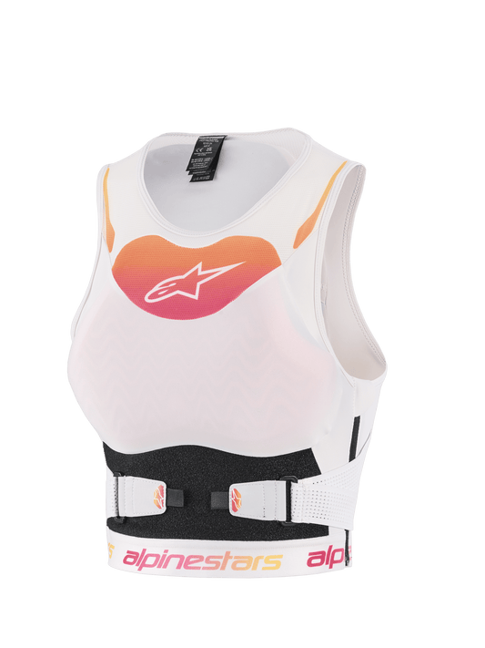 Alpinestars Stella Plasma Protecteur de poitrine – Lilac clair dégradé blanc