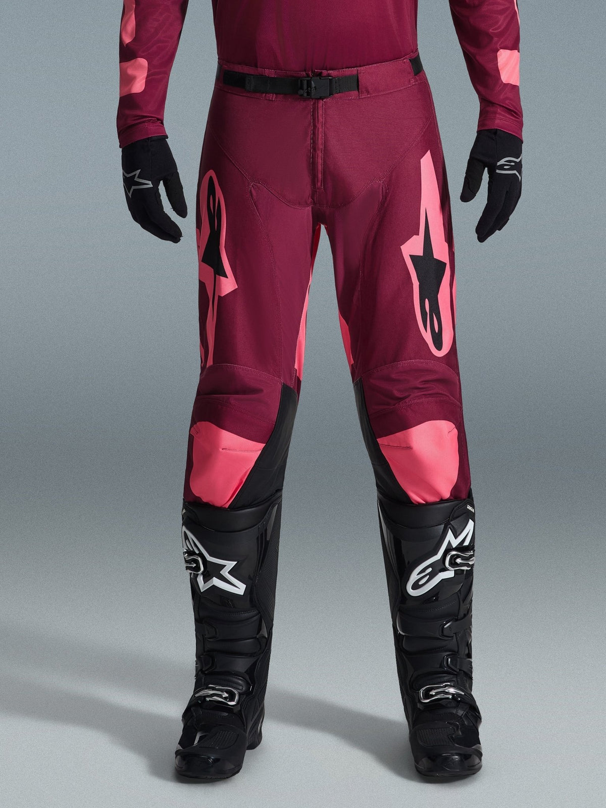 Alpinestars Racer Riway Broek 2026 – Donker rood coral - MxProStoreParts