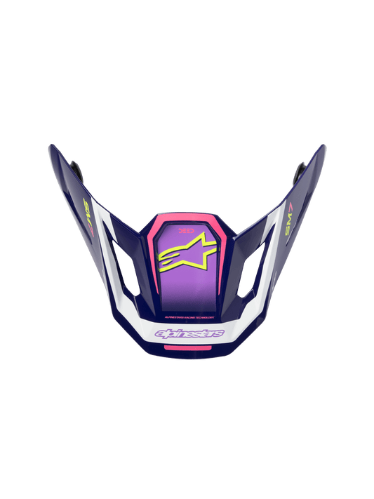Alpinestars S-M7 Deed Vizier – Paars roze glans