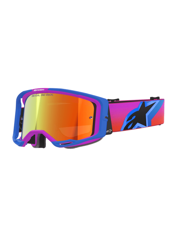 Alpinestars Vision 8 Corp Gafas de Sol de Cross – UCLA azul morado naranja espejo rojo - MxProStoreParts