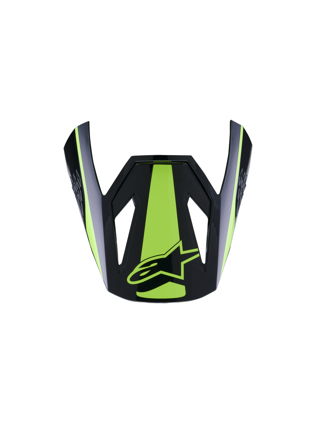 Alpinestars S-M3 Heat Vizier – Geel fluo zwart glans - MxProStoreParts